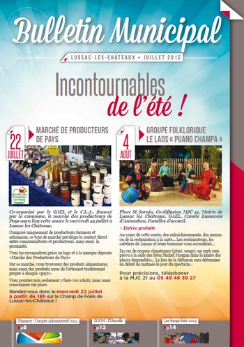 BULLETIN ETE 2015