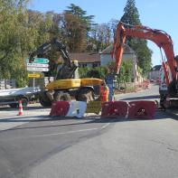 TRAVAUX ROUTE DE ST SAVIN